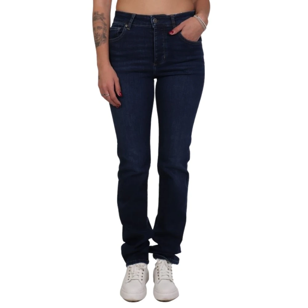 Liu Jo Damen Blau Slim-Fit Jeans