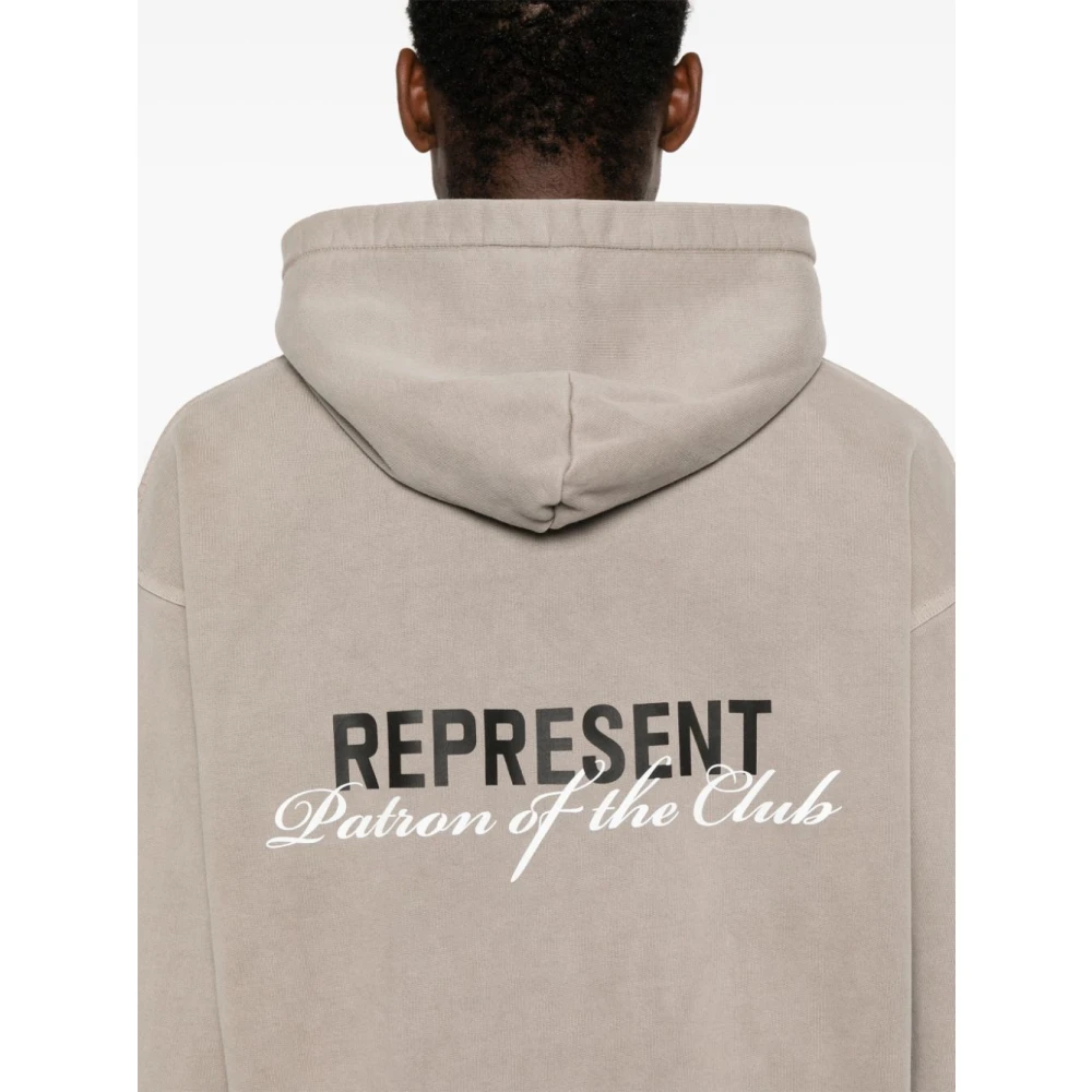 Represent Patron of the Club Hoodie Beige Heren