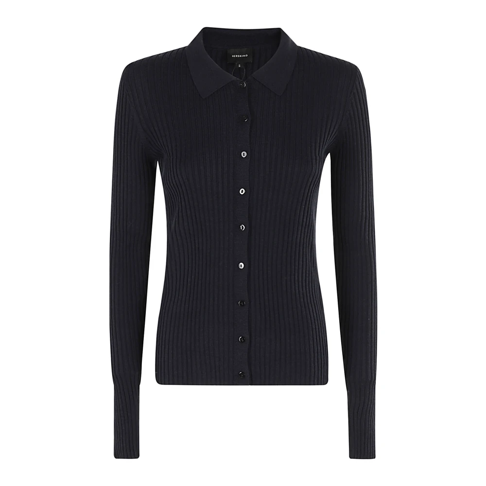 Birgitte Herskind Gebreid Vest voor Turner Stijl Blue Dames