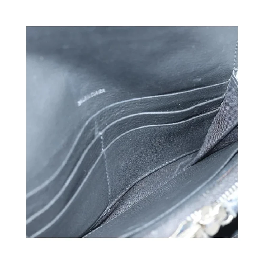 Balenciaga Vintage Pre-owned Leather wallets Black Dames