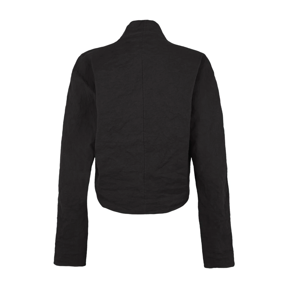 Cortana Metallic Cotton Short Jacket Turmalina Black Dames