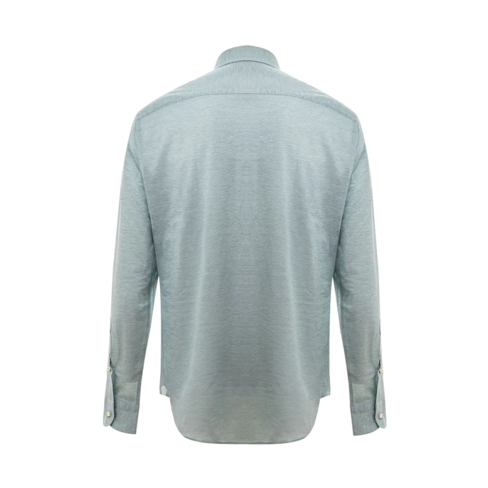 Loro Piana Lichtblauw Katoenen Overhemd Blue Heren