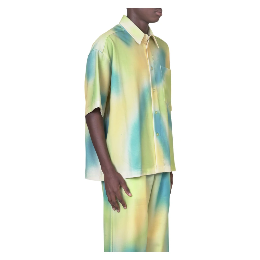Bonsai Gespoten Crop Shirt Multicolor Heren