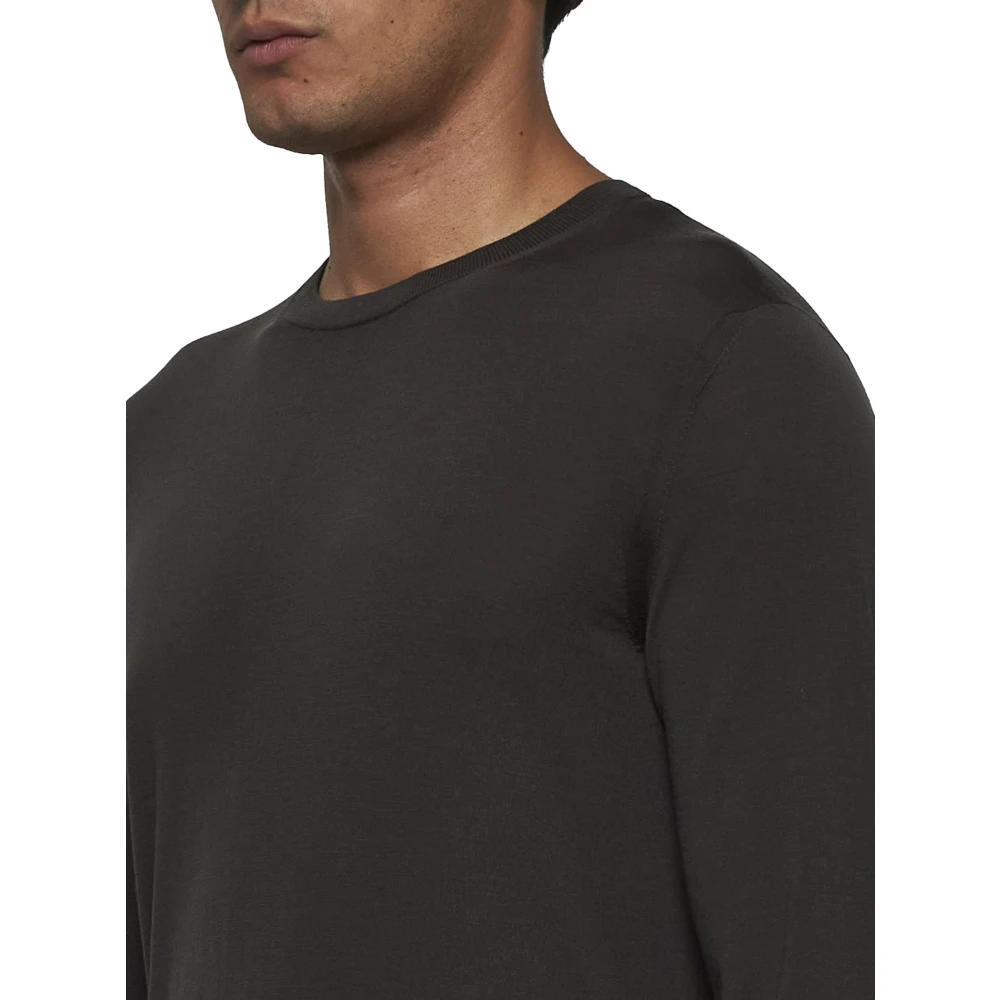 Ermenegildo Zegna Stijlvolle Sweaters Collectie Gray Heren