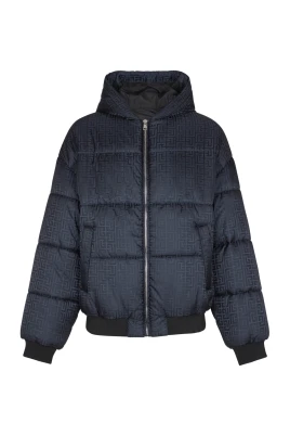 Cropped Padded Monogram Jacket