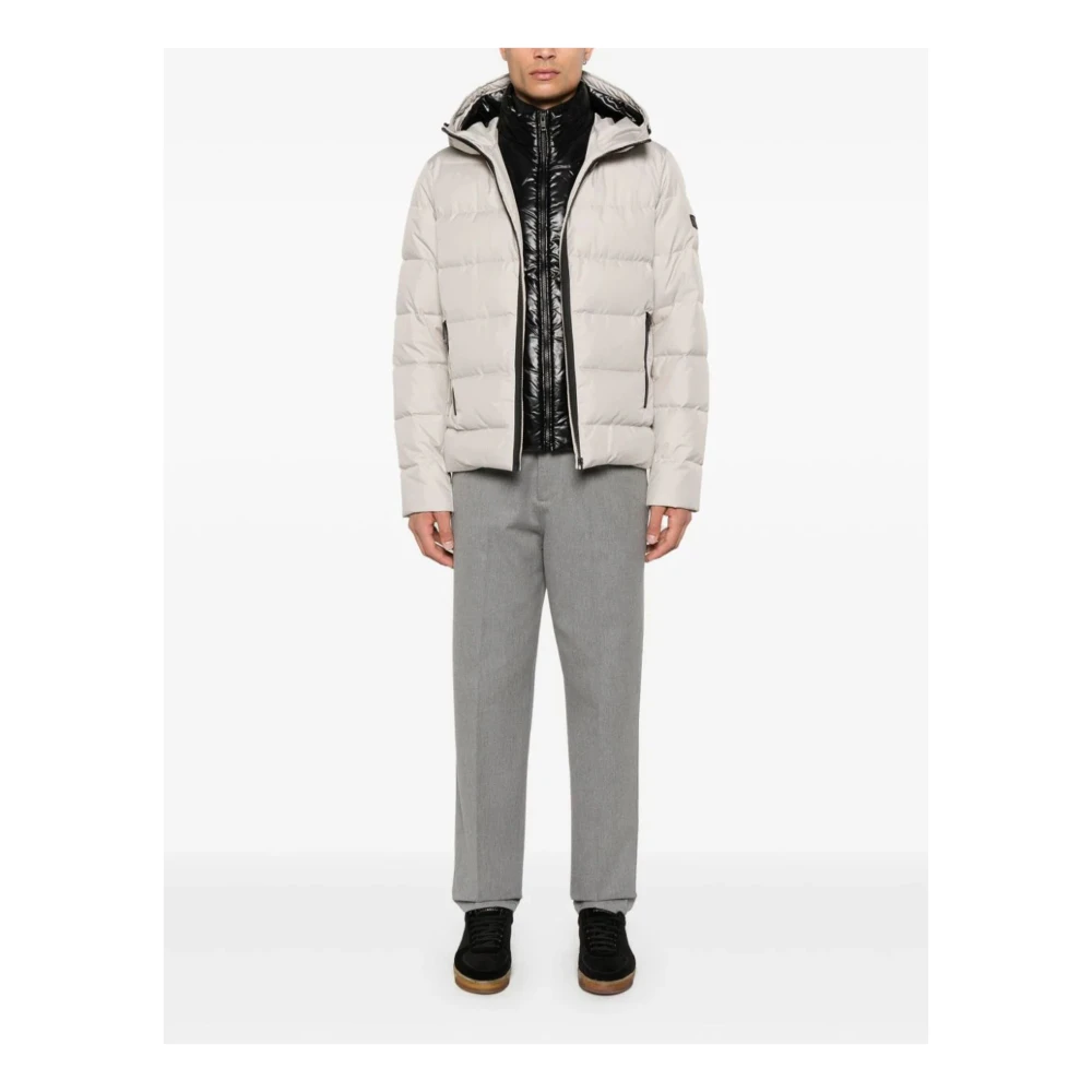Fay Licht Beige Dubbel Front Donsjas Beige Heren