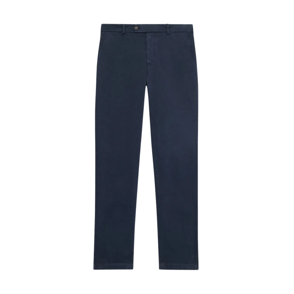 Brooks Brothers Men's Blue Chinos, W38, Regular Fit Soft Twill Kirman Chino