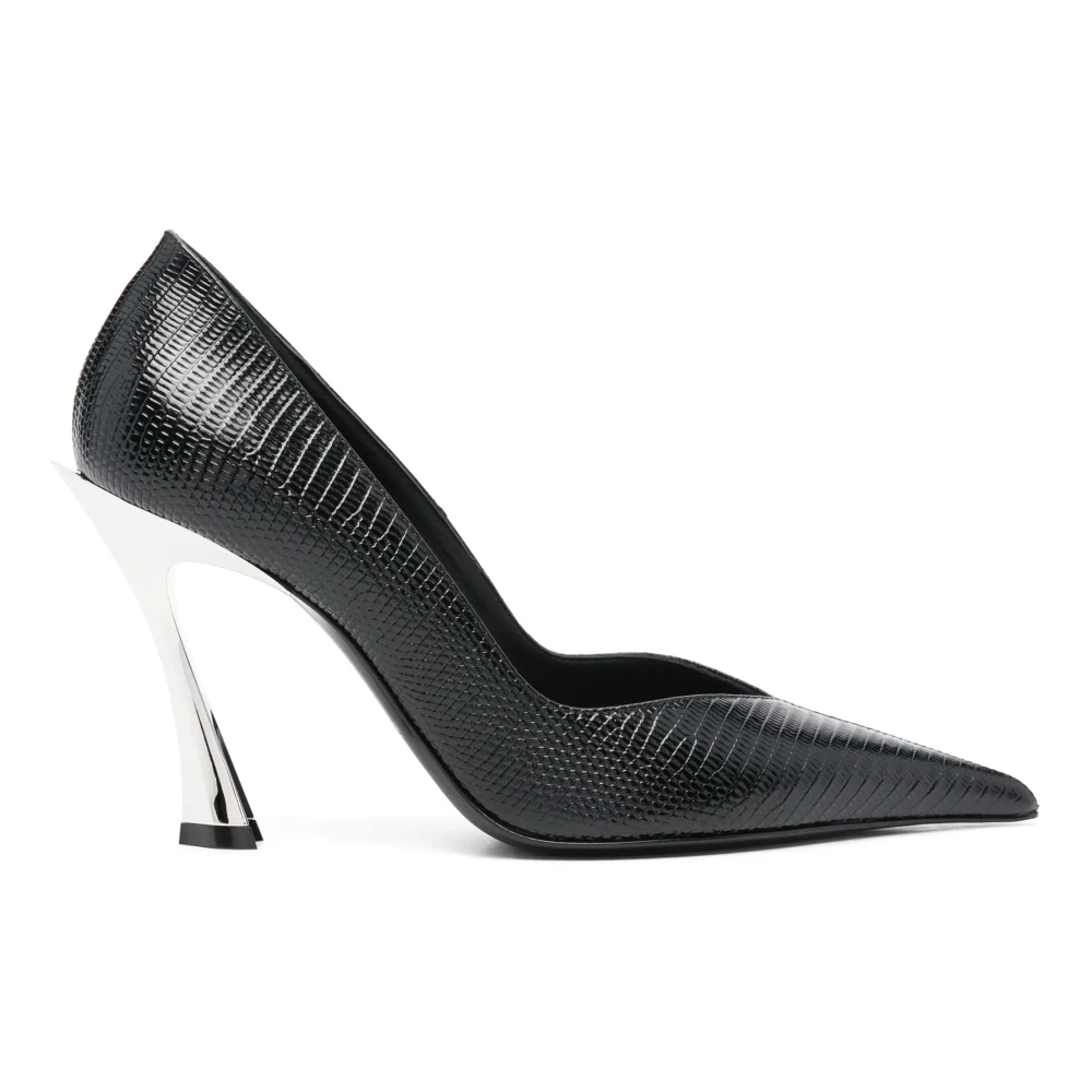 Mugler Donna Nero Scarpe Nere Con Tacco