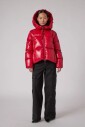 doudoune-rouge-a-capuche-fleurie