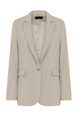 Klassisk Blazer i Sandfärg