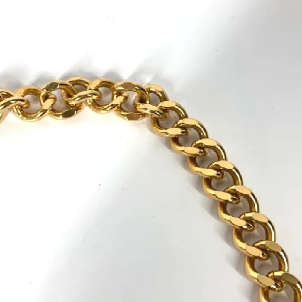 Chanel Vintage Pre-owned Metal belts Yellow Dames