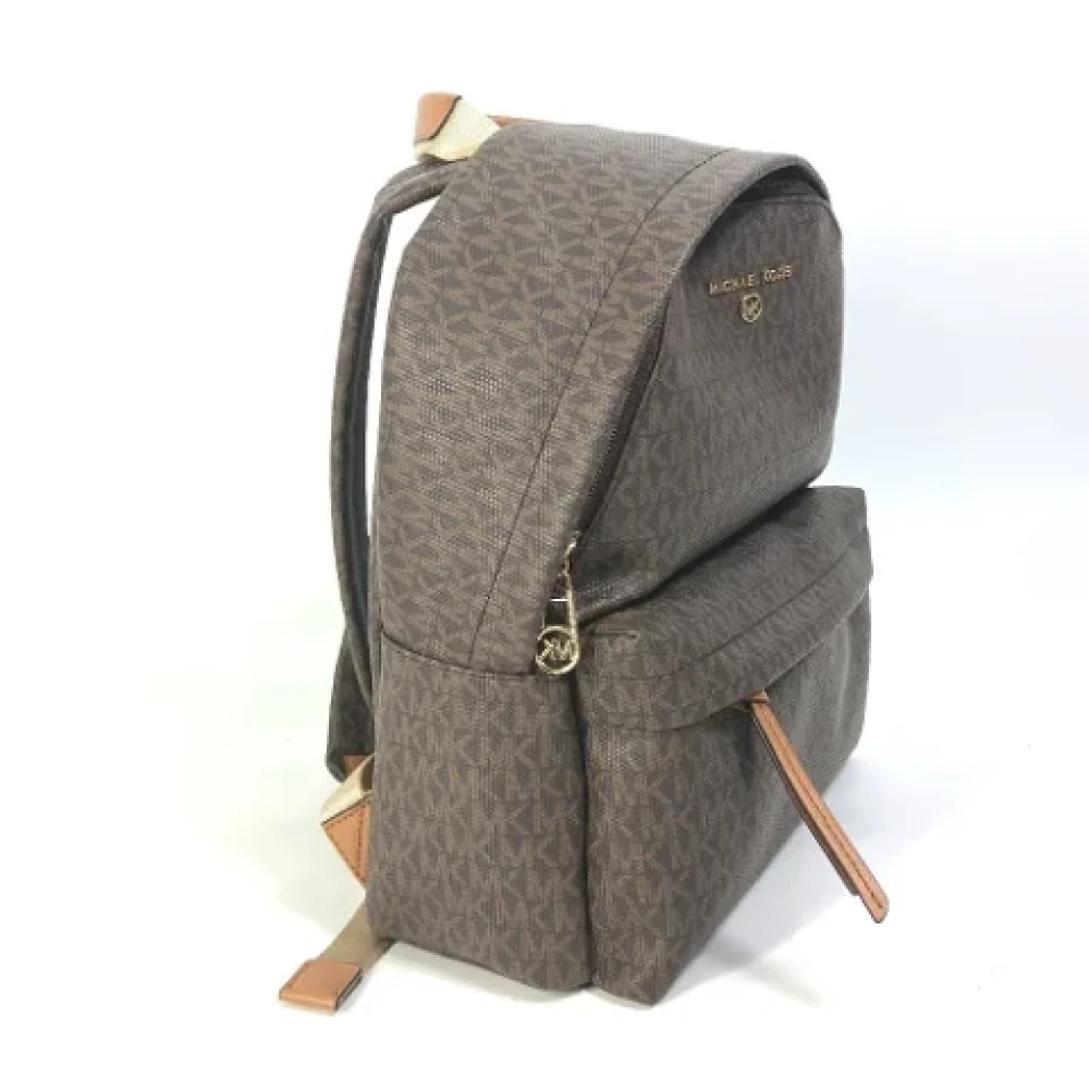 Michael Kors Pre-owned Canvas backpacks Brown Dames