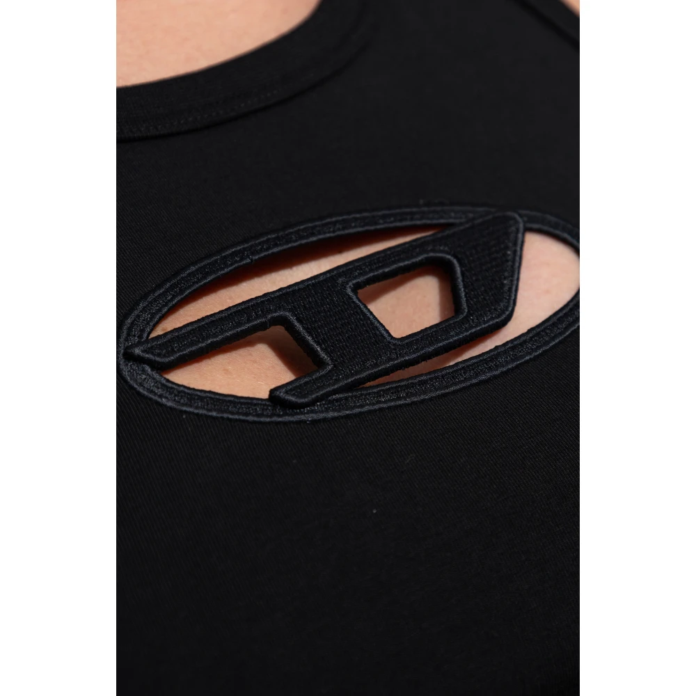 Diesel Top `T-Lynys-Od` Black Dames