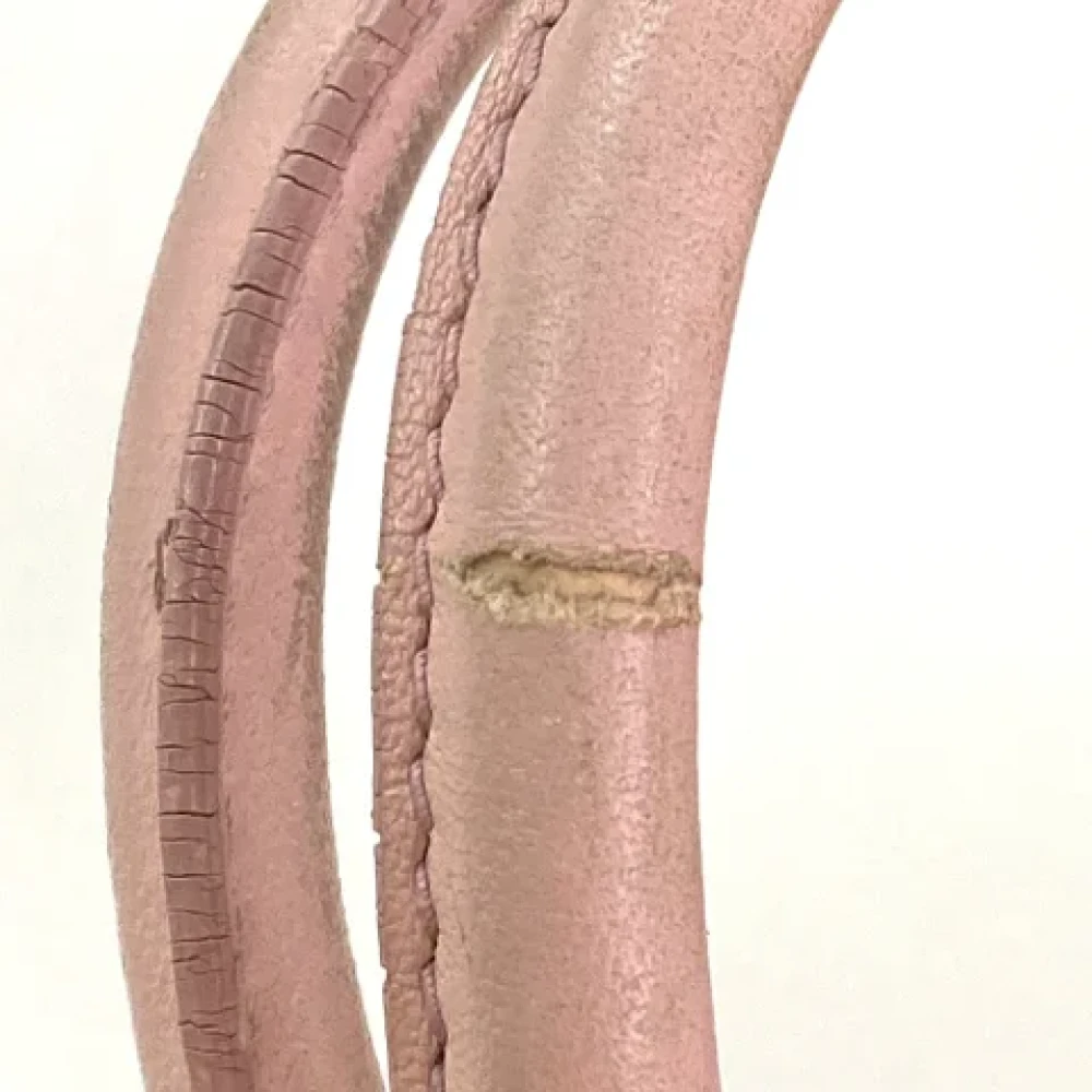 Dior Vintage Pre-owned Leather dior-bags Pink Dames