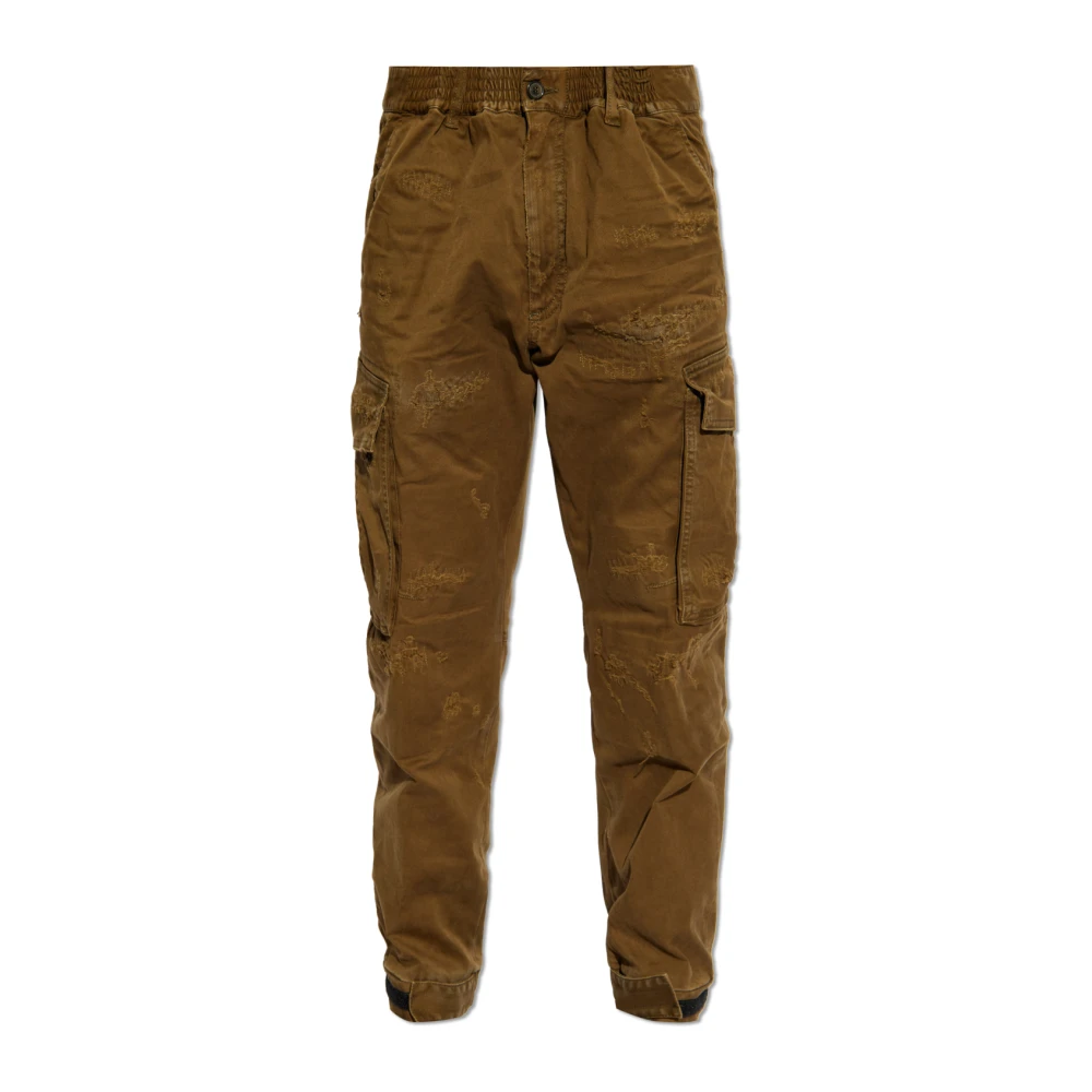 Dsquared2 Ripped Cyprus Broek Brown Heren