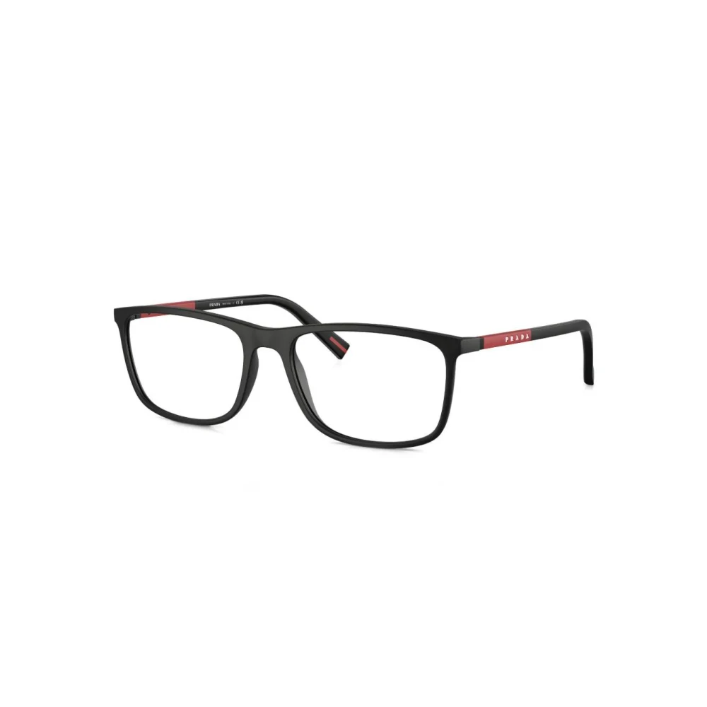 Prada Men's Black Glasses, 55 Mm, Ps 03Qv Dg01o1 Optical Frame