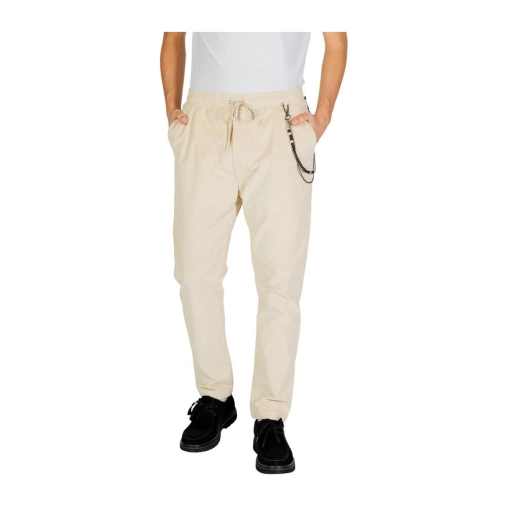 Gianni Lupo Crème Katoenen Jeans & Pant Collectie Beige Heren
