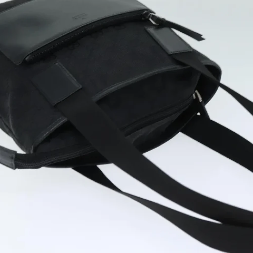 Gucci Vintage Pre-owned Canvas totes Black Dames