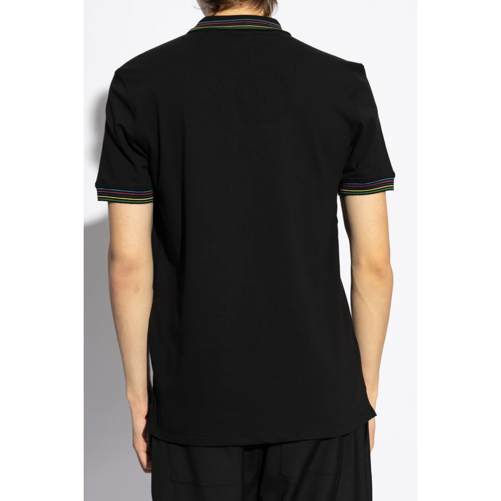 PS By Paul Smith Katoenen polo Black Heren