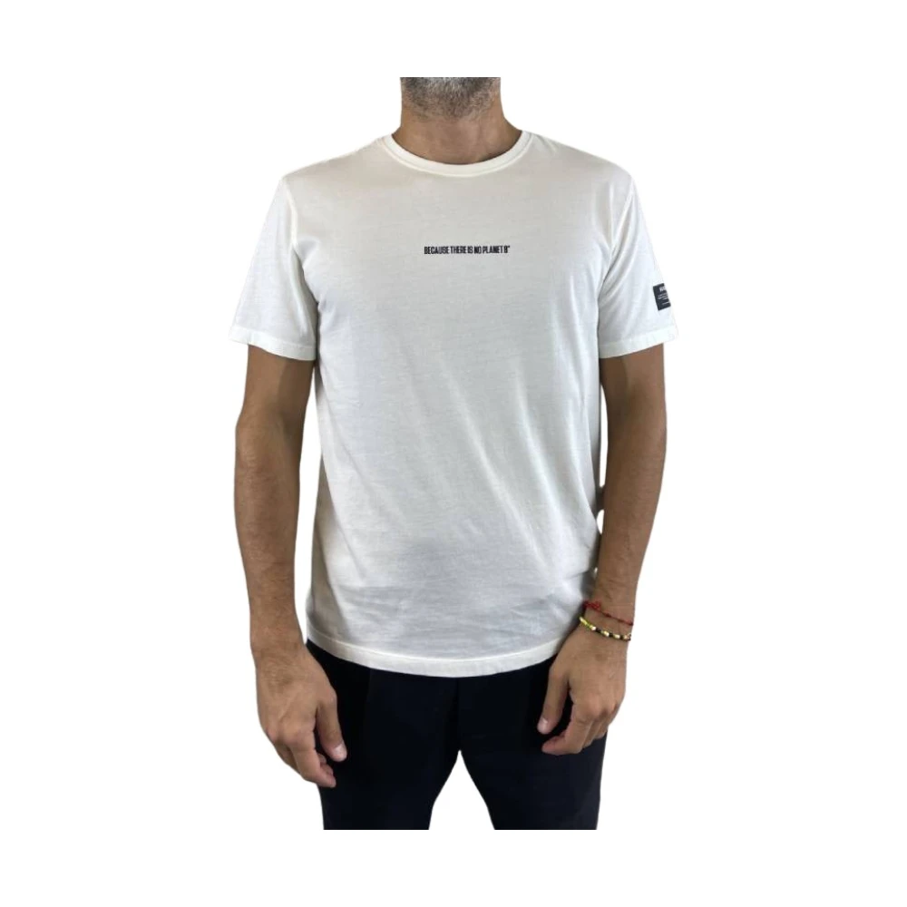 Ecoalf Wit T-shirt met korte mouwen White Heren