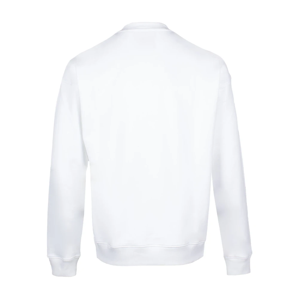 Moschino Teddy Bear Logo Sweatshirt White Heren