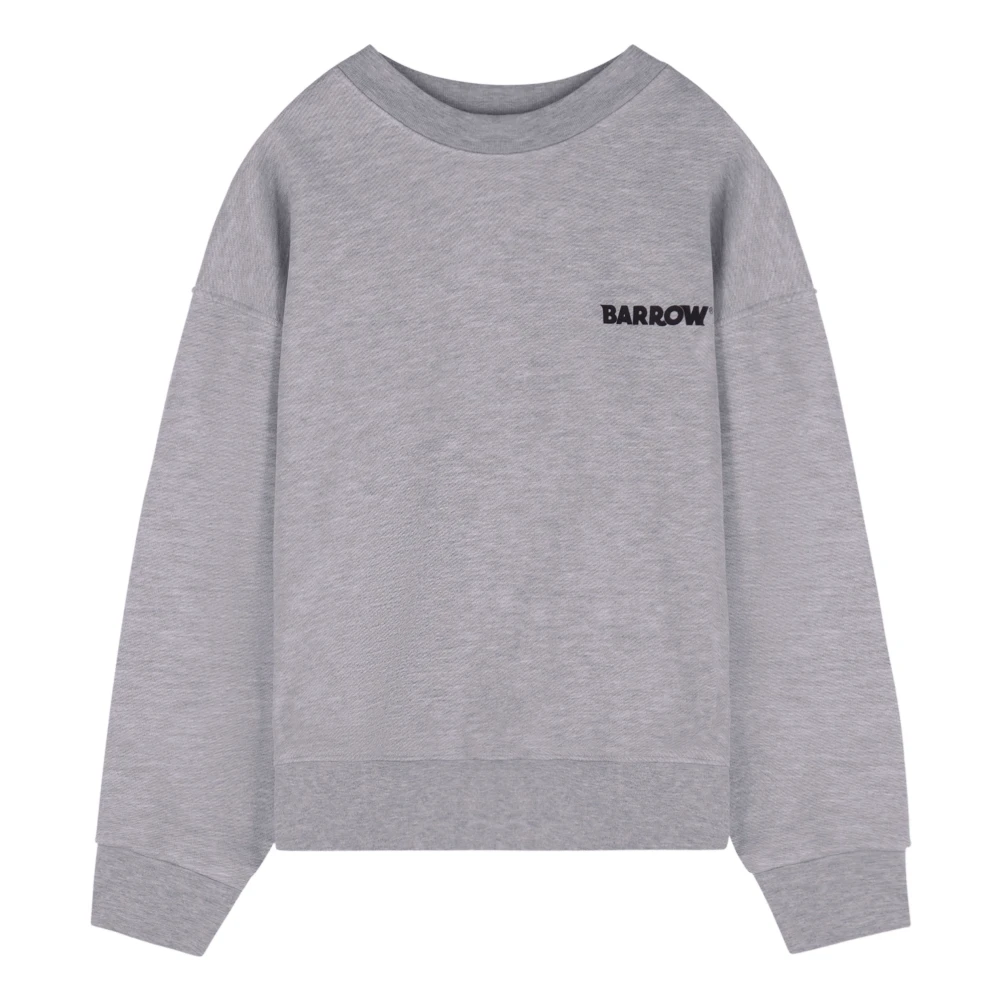 Barrow Iconische lettertrui Gray Unisex
