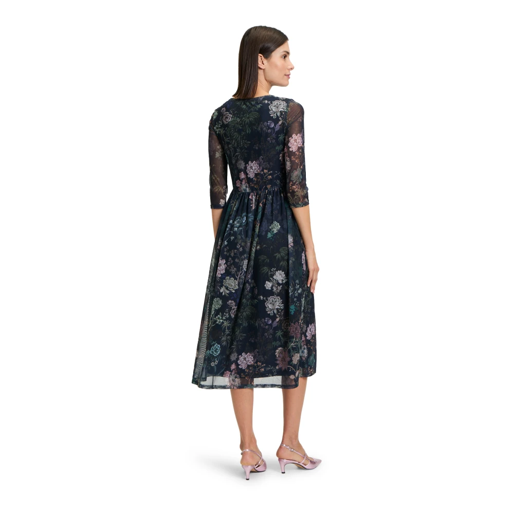 Vera Mont Bloemen Maxi Jurk Multicolor Dames