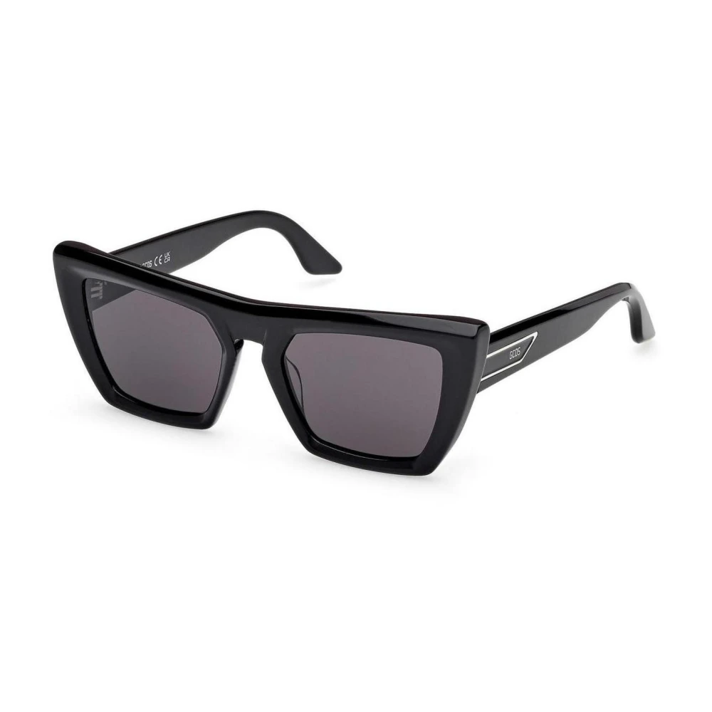 Gcds Men's Black Sunglasses, 51 Mm, Bold Feline Style Sunglasses