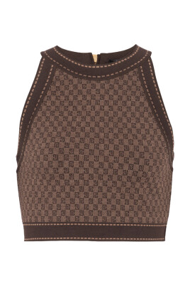 top-en-jacquard-mini-monogramme