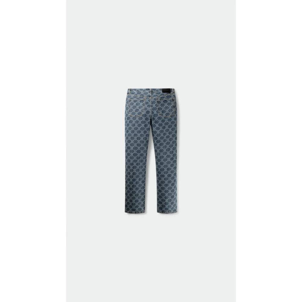 Daily Paper Rahul Shield Straight Jeans Blue Heren