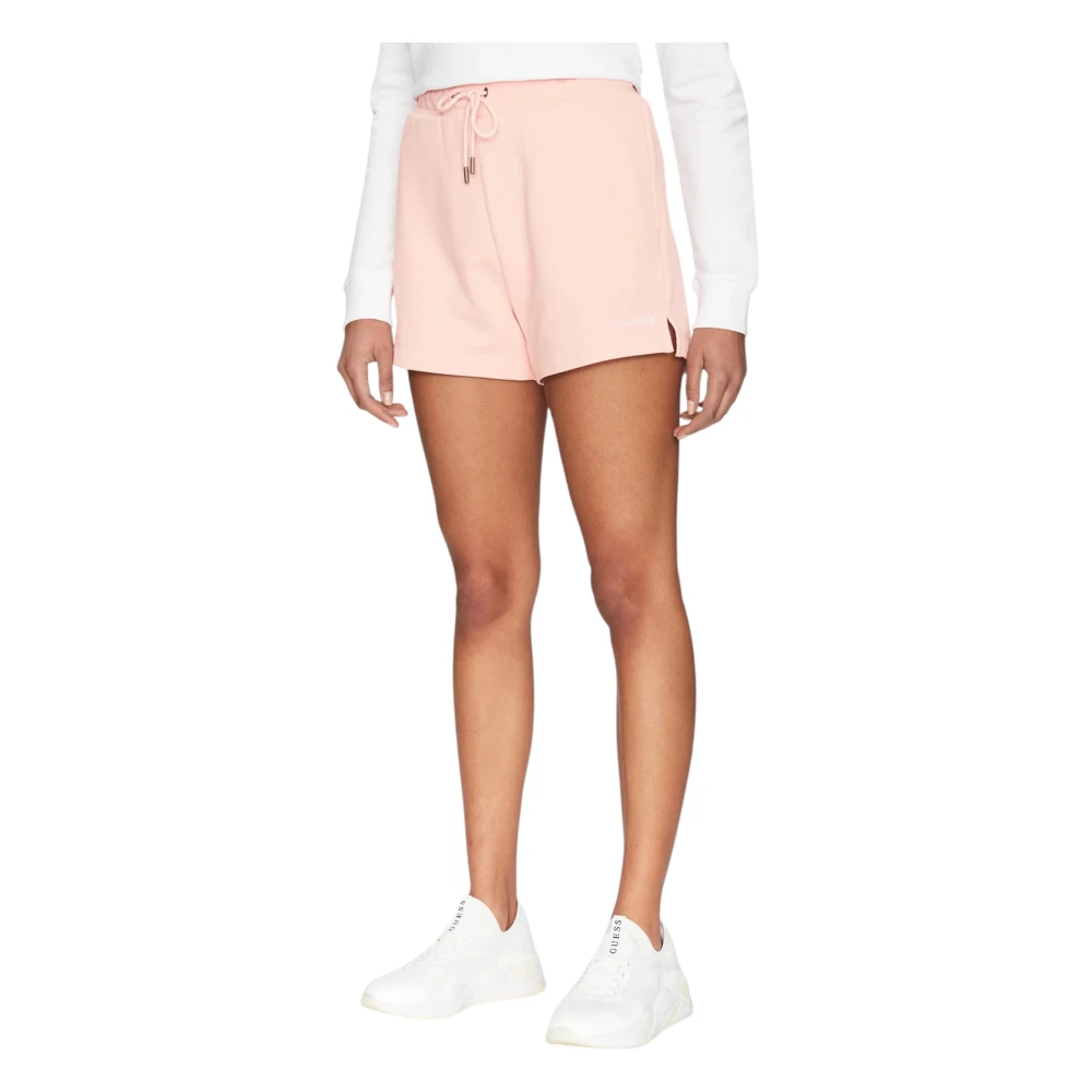 Guess Organische Katoen Dames Shorts Regular Fit Pink Dames