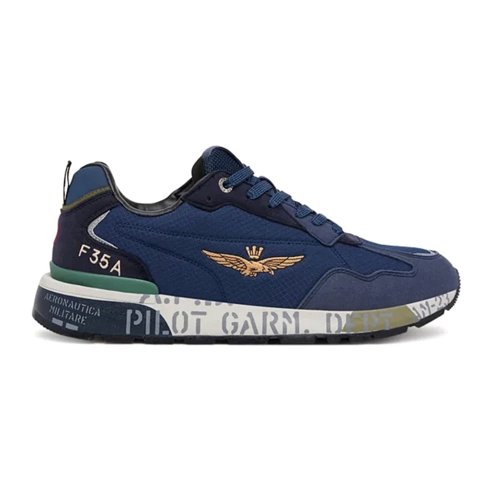 Aeronautica Militare Sneakers Heren Schoenen Blauw