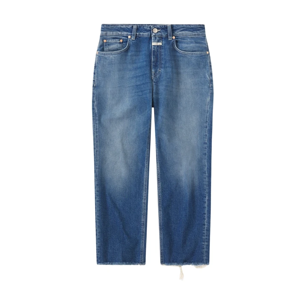 Closed Women's Blue Cropped Jeans, W30, Mid Denim Jeans