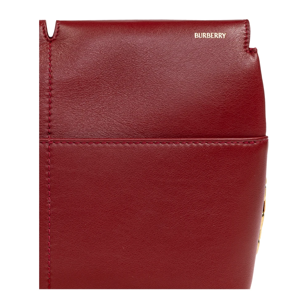 Burberry Snip Clutch Red Dames