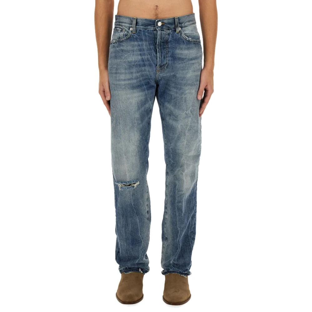 Department Five Klassieke Straight Denim Jeans Blue Heren