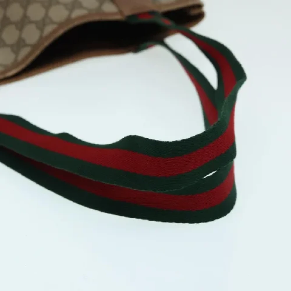 Gucci Vintage Pre-owned Leather totes Beige Dames
