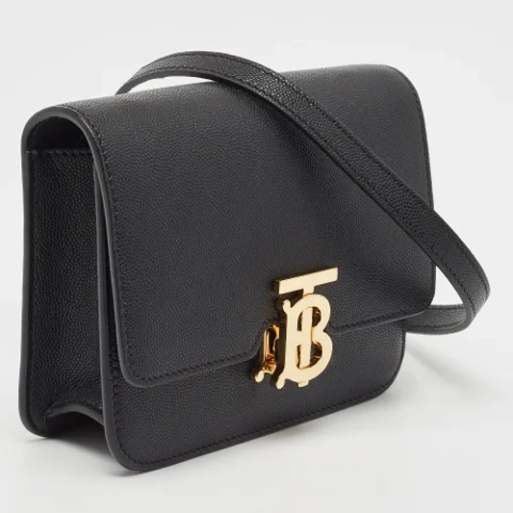 Burberry Vintage Pre-owned Leather burberry-bags Black Dames