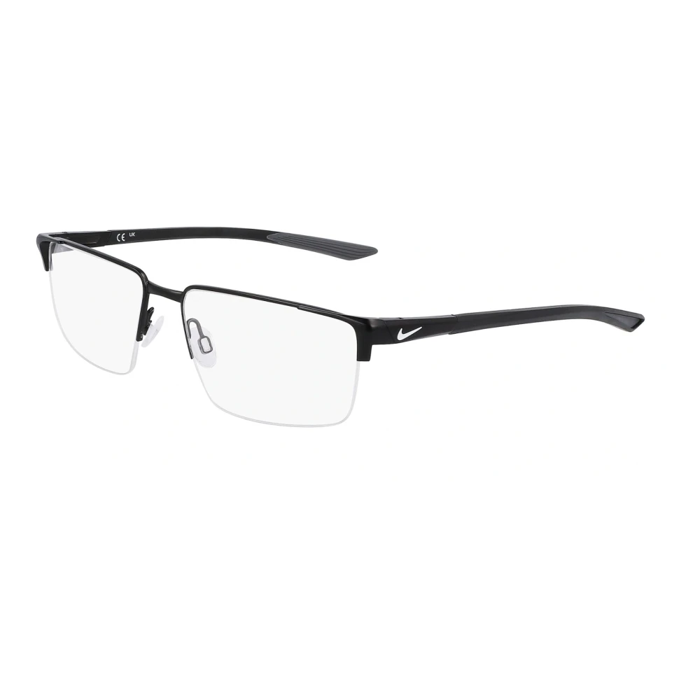 Nike Men's Black Glasses, 55 Mm, 8054 Eyewear Frame