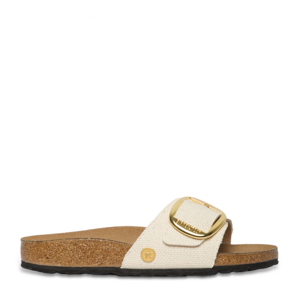 Sandaler Madrid Big Buckle, Eggeskall Canvas