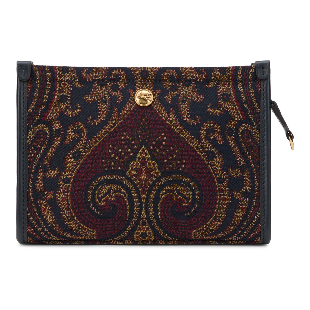 Etro Clutches, Female, One Size, Pegaso Arnica Pouch Multicolor