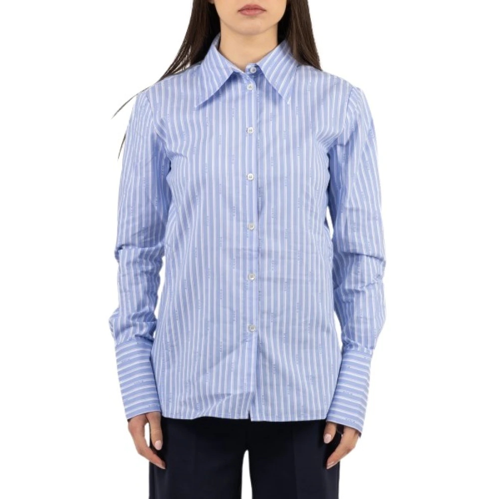 Pinko Vrouw Blauw Overhemden Dames, Xl, Camicia