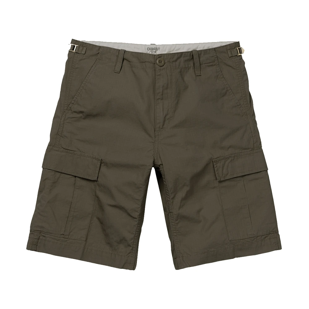 Carhartt Wip Brun Aviation Style Casual Shorts Green, Herr