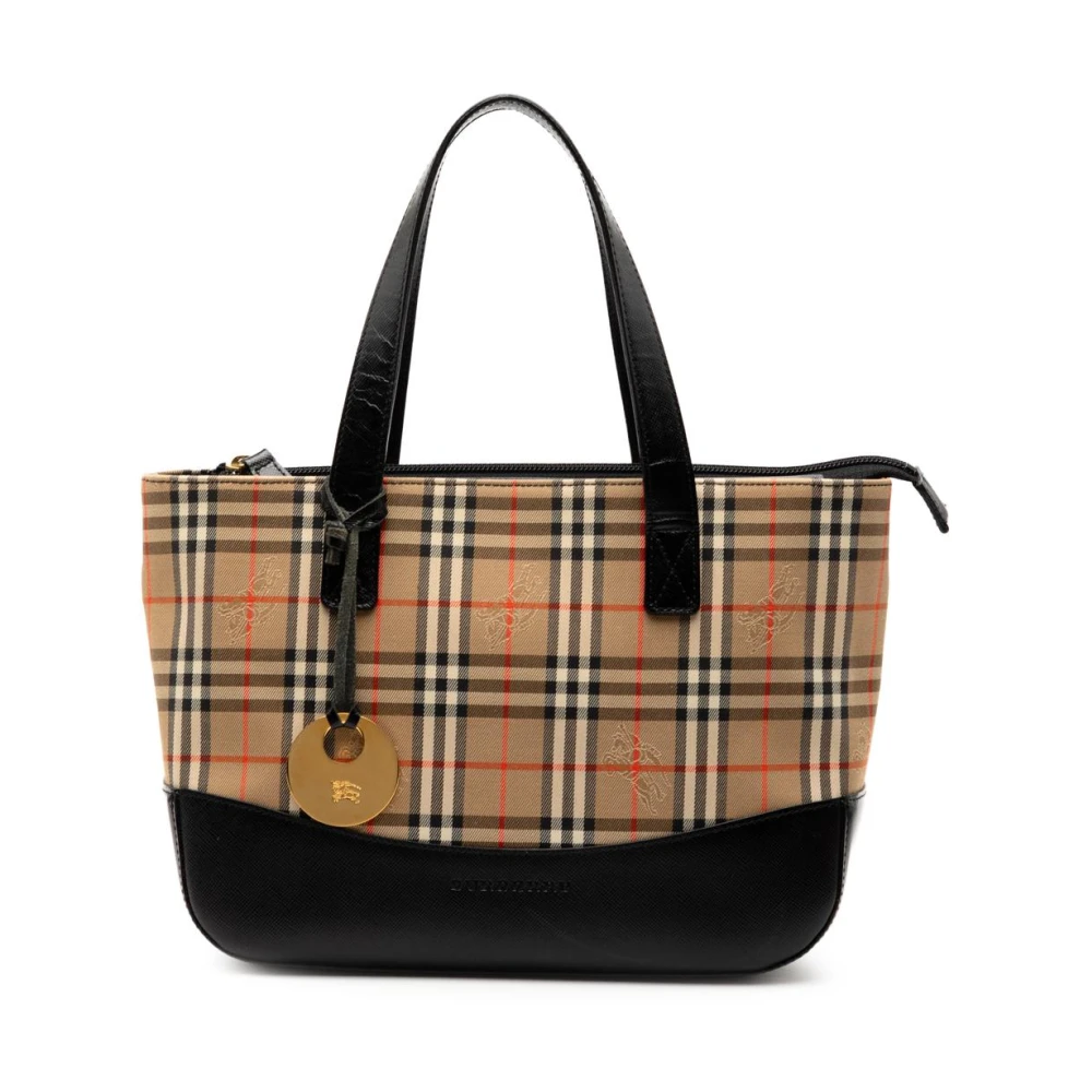Burberry Vintage Women's Brown Pre-Owned Classic Tote Bag