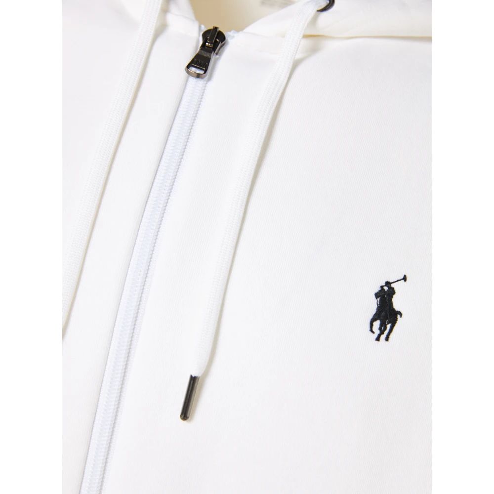 Polo Ralph Lauren Katoenmix hoodie met volledige rits White Heren