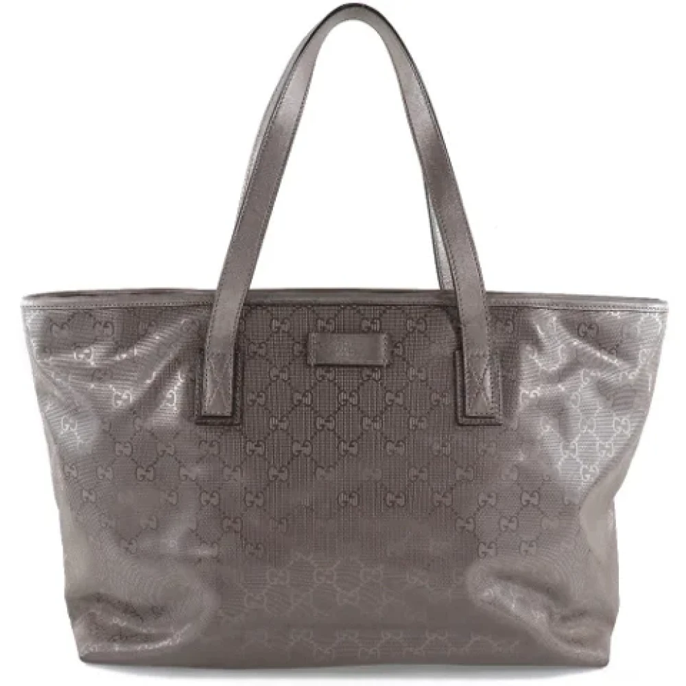 Gucci Vintage Pre-owned Fabric gucci-bags Gray Dames