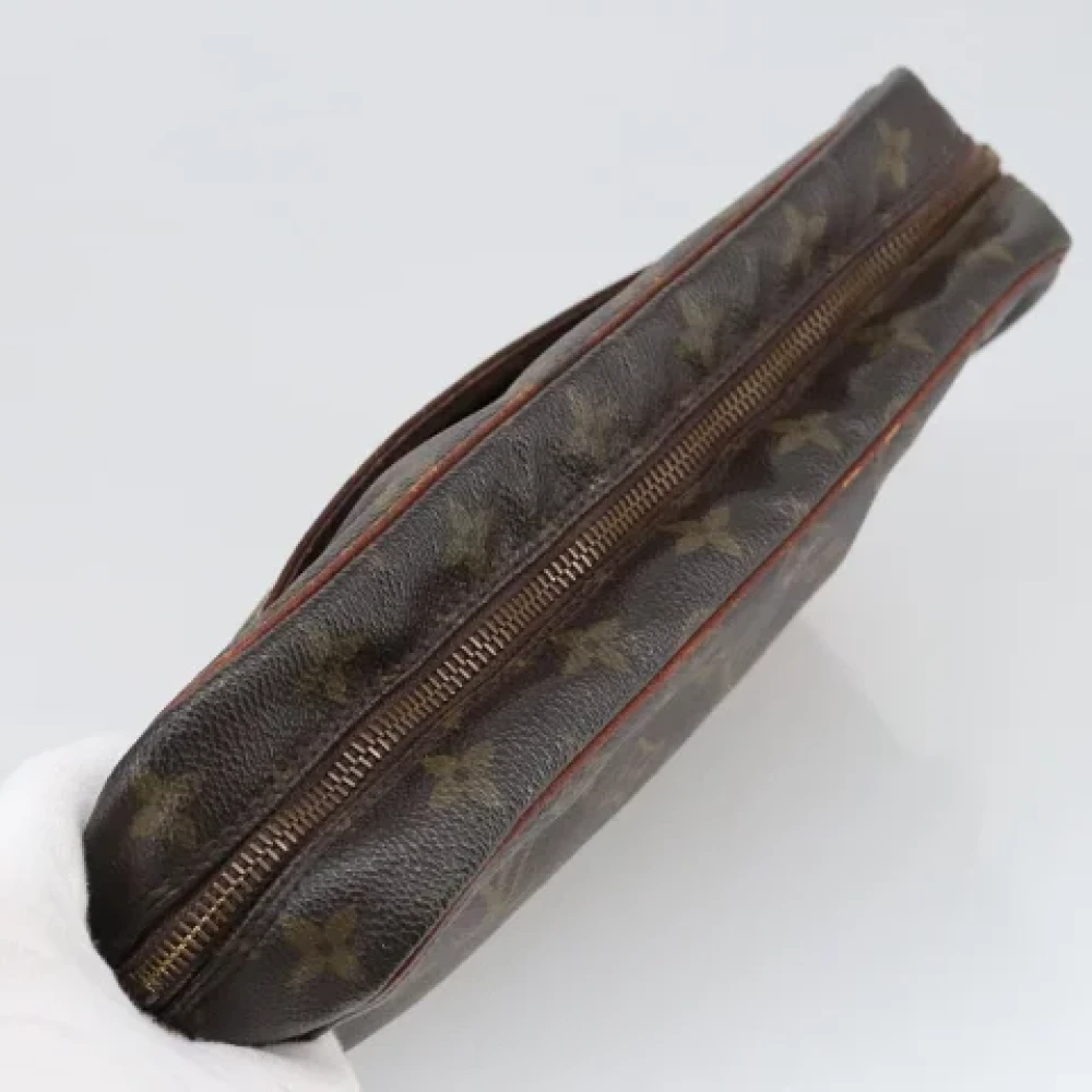 Louis Vuitton Vintage Pre-owned Canvas clutches Brown Dames