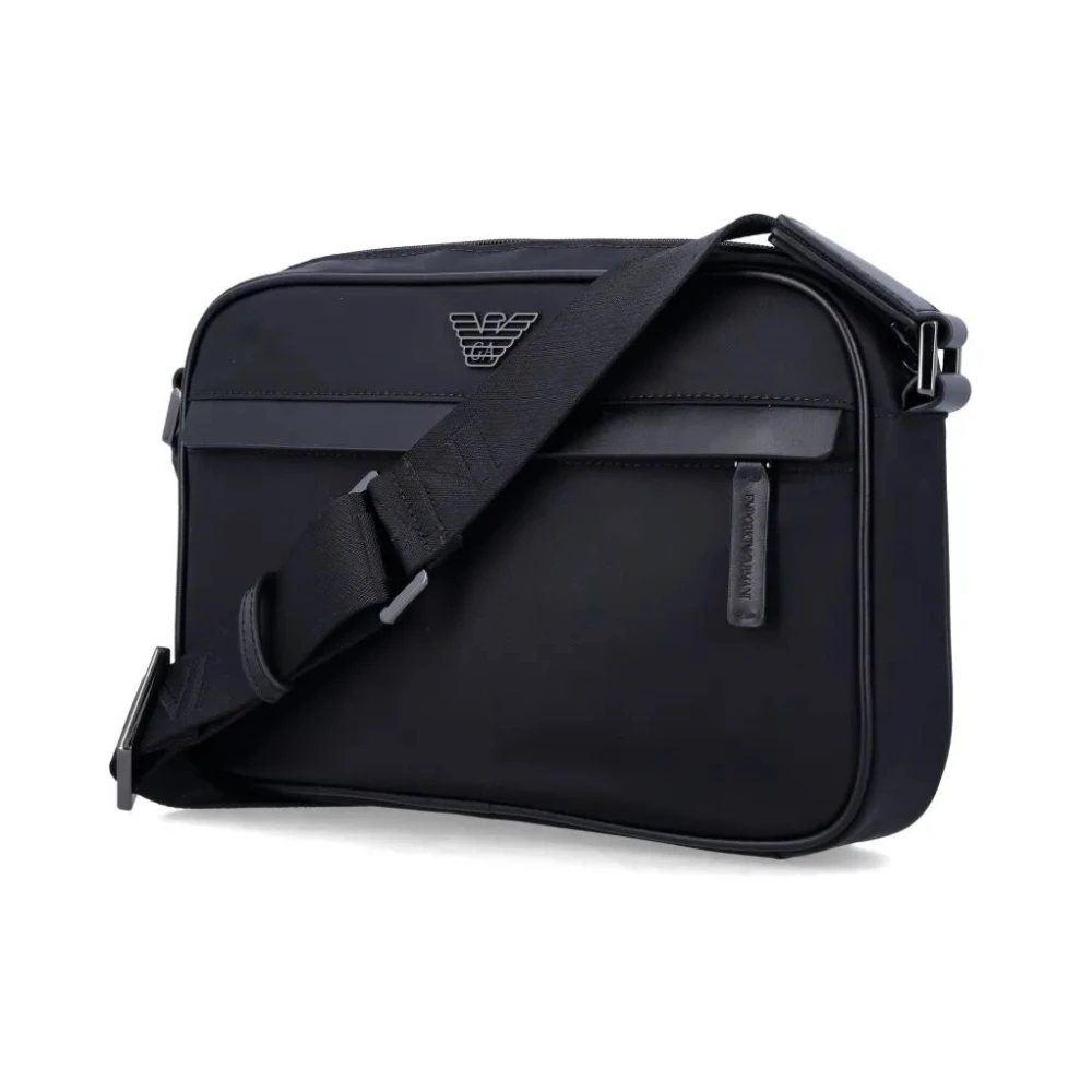 Emporio Armani Stijlvolle Schoudertas Black Heren