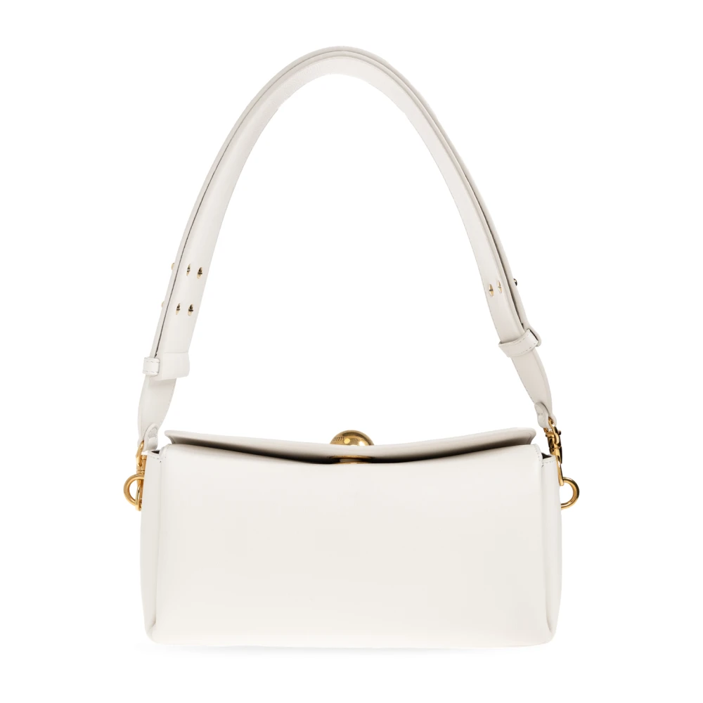 Ami Paris Unisex Bianco Carrousel Shoulder Bag