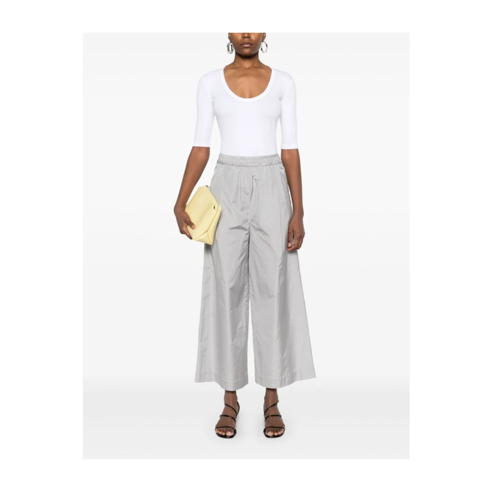 Fabiana Filippi Witte Scoop Neck T-shirts en Polo's White Dames