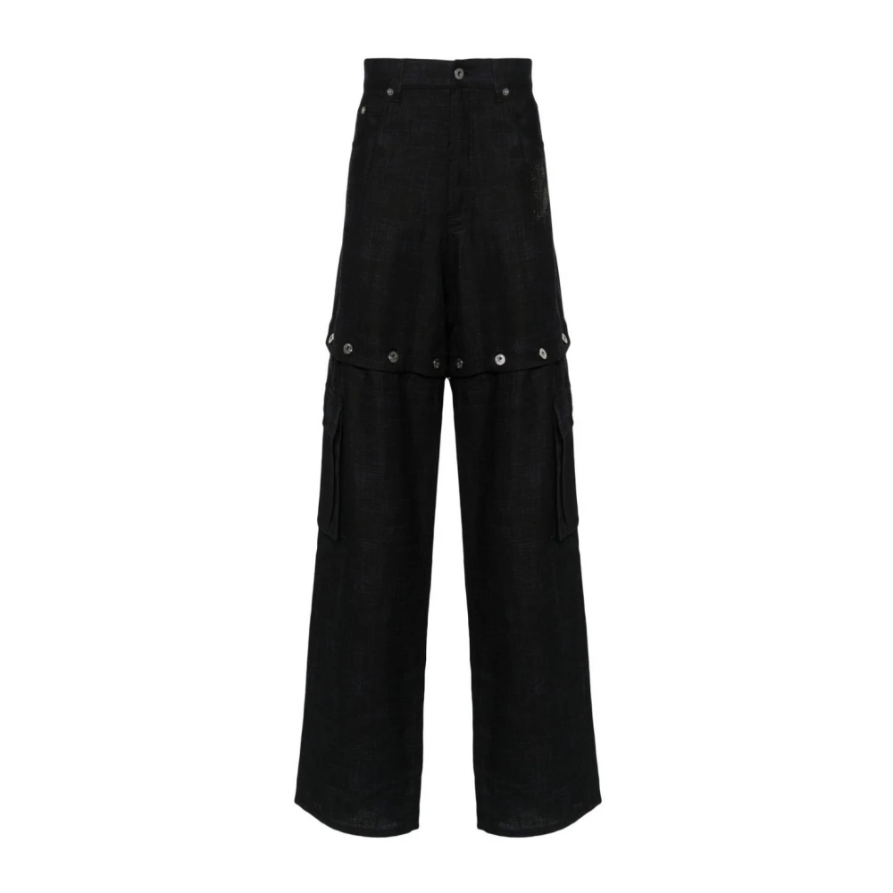 Trousers > Wide Trousers - - Off White - Modalova